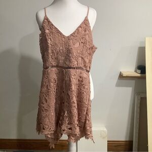 DO+BE pink lace flower skort